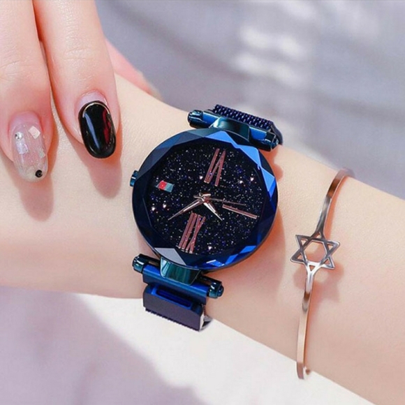 [RED] New magnet with quartz watch Korean simple magnet watch🎁FREE!! GIFT BOX❤ - Picture 2 of 10